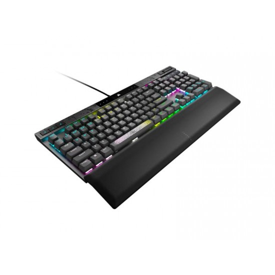 CORSAIR Wired Magnetic - Mechanical Keyboard K70 MAX RGB - Adjustable CORSAIR MGX Switches — Steel Grey