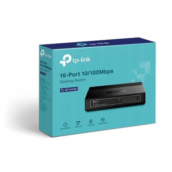 Tp-Link 16-Port 10/100Mbps Desktop Switch (TL-SF1016D)