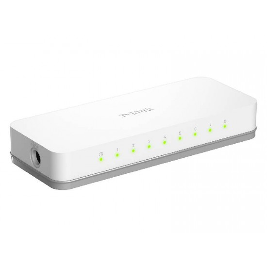 D-Link Desktop Switch 8-Port Fast Ethernet Easy Unmanaged (GO-SW-8E)