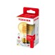 TOSHIBA LED FILAMENT SPIRAL AMBER A60 E27 4.9W 2200K DIMMABLE