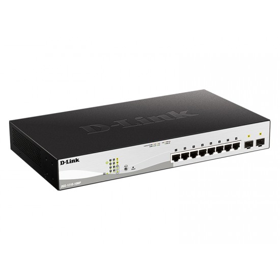 D-Link 10-port Smart+ Managed Gigabit Switch (DGS-1210-10MP)