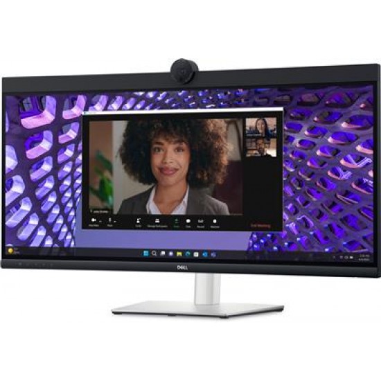 DELL P Series P3424WEB computer monitor 86.7 cm (34.1") 3440 x 1440 pixels 4K Ultra HD LCD Black