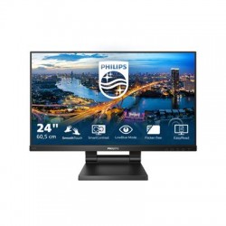 Philips 242B1TC 60.5 cm (23.8") 1920 x 1080 pixels Multi-touch Black