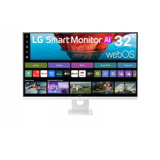 LG 32U721SB-W computer monitor 80 cm (31.5") 3840 x 2160 pixels 4K Ultra HD White