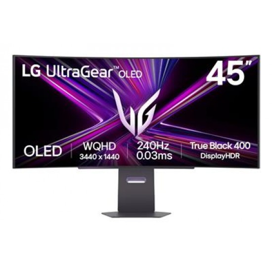 LG 45GX900A-B computer monitor 113 cm (44.5") 3440 x 1440 pixels Wide Quad HD OLED Black