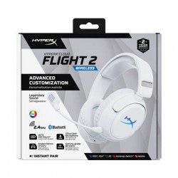 HyperX Cloud Flight 2 - Wireless Gaming Headset (White)