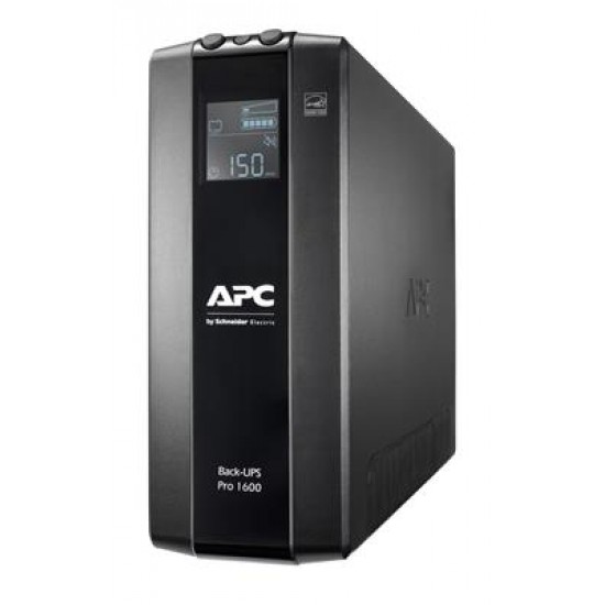 APC BR1600MI uninterruptible power supply (UPS) Line-Interactive 1600 VA 960 W 8 AC outlet(s)