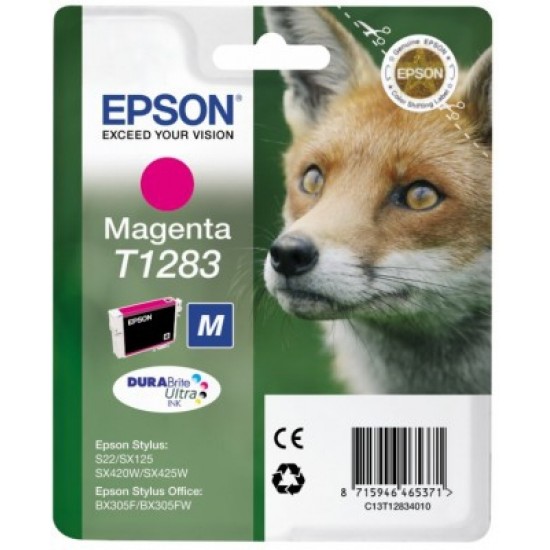 Epson Fox Singlepack Magenta T1283 DURABrite Ultra Ink