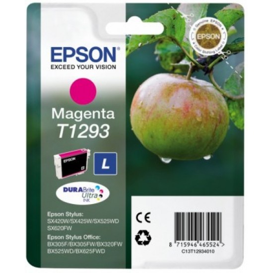 Epson Apple Singlepack Magenta T1293 DURABrite Ultra Ink