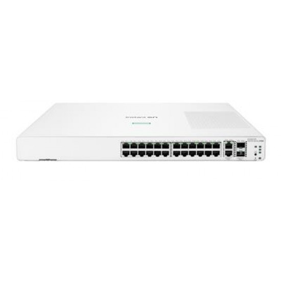 Hewlett Packard Enterprise Aruba Instant On 1960 24G 2XGT 2SFP+ Managed L2+ Gigabit Ethernet (10/100/1000) 1U White