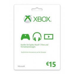 Microsoft  GC - Xbox LIVE Branded EMEA Online Product Key License 1 License ESD ESD 15 EUR Refresh