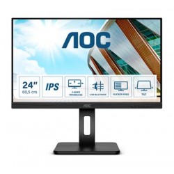 AOC P2 Q24P2Q LED display 60.5 cm (23.8") 2560 x 1440 pixels Quad HD Black