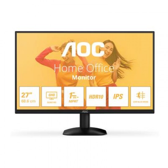 AOC B3 Q27B35E computer monitor 68.6 cm (27") 2560 x 1440 pixels Quad HD LED Black