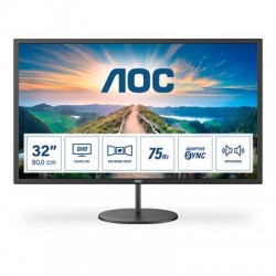 AOC V4 Q32V4 computer monitor 80 cm (31.5") 2560 x 1440 pixels 2K Ultra HD LED Black