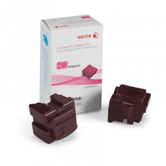 Xerox Genuine ColorQube 8570 / 8580 Magenta Solid Ink () - 108R00932