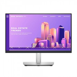 Used Monitor P2222H IPS LED/Dell/22”FHD/1920x1080/Wide/Silver/Black/D-SUB & DP & HDMI &  USB HUB 3.0