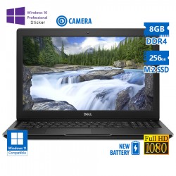 Dell Latitude 3500 i5-8265U/15.6``FHD/8GB DDR4/256GB M.2 SSD/No ODD/Camera/New Battery/10P Grade A R