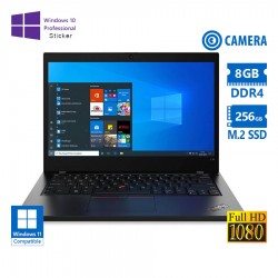 Lenovo (A-) ThinkPad L14 Gen 1 i5-10310U/14``FHD/8GB DDR4/256GB M.2 SSD/No ODD/Camera/10P Grade A- R
