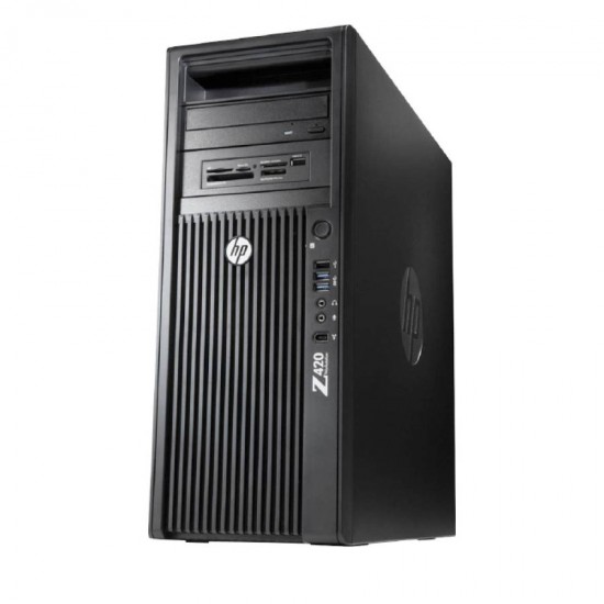 HP Z420 Tower Xeon E5-1603(4-Cores)/8GB DDR3/500GB/Nvidia 5GB/DVD/7P Grade A+ Workstation Refurbishe