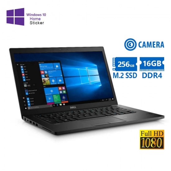 Dell Latitude 7480 i7-7600U/14``FHD/16GB DDR4/256GB M.2 SSD/No ODD/Camera/10H Grade A Refurbished La