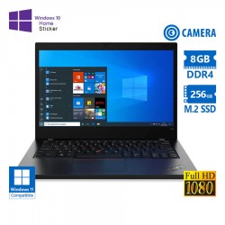 Lenovo (A-) ThinkPad T14 Gen 1 i5-10310U/14”FHD/8GB DDR4/256GB M.2 SSD/No ODD/Camera/10H Grade A- Re