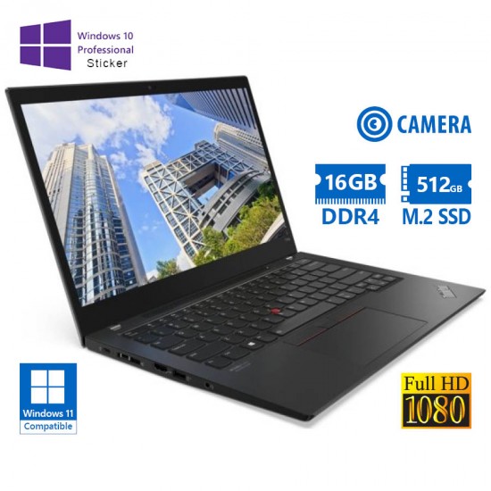 Lenovo (A-) ThinkPad T14s Gen 2I i7-1165G7/14”FHD/16GB DDR4/512GB M.2 SSD/No ODD/Camera/10P Grade A-