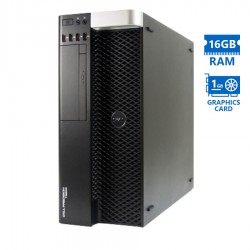 Dell Precision T3600 Tower Xeon E5-1603(4-Cores)/16GB DDR3/500GB/Nvidia 1GB/DVD/Grade A+ Workstation