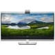 Used Monitor C3422WE Curved Video Conferencing/Dell/34``UW-QHD/w/Camera/3440x1440/Black/w/Speakers/D