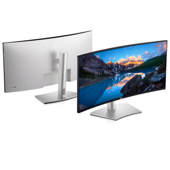 Used (A-) Monitor UltraSharp U3821DW Curved/Dell/38”UW-QHD/3840x1600/Silver/Black/w/Speakers/Grade A