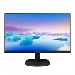 Used (A-) Monitor 243V7 IPS LED/Philips/24``FHD/1920x1080/Wide/Black/w/Speakers/Grade A-/D-SUB & DP