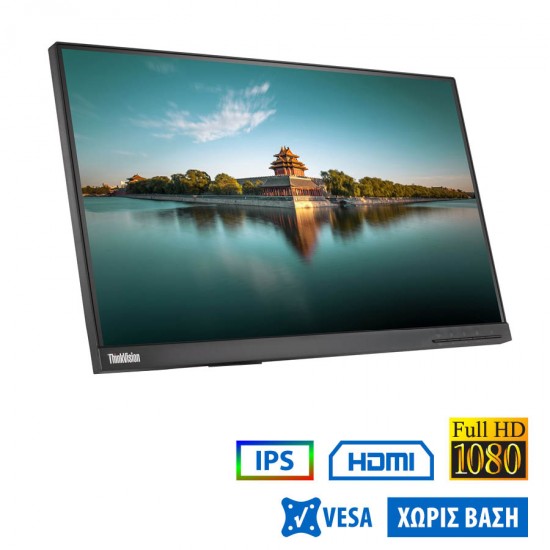 Used Monitor ThinkVision T22i-10 IPS LED/Lenovo/22``FHD/1920x1080/Wide/Black/No Stand/D-SUB & DP & H