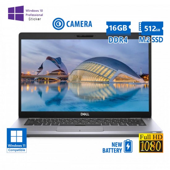 Dell Latitude 5410 i5-10310U/14``FHD/16GB DDR4/512GB M.2 SSD/No ODD/Camera/New Battery/10P Grade A R