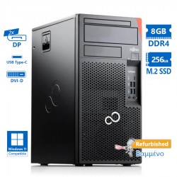 Fujitsu P958 Tower i5-8500/8GB DDR4/256GB M.2 SSD/No ODD/Grade A+ Refurbished PC