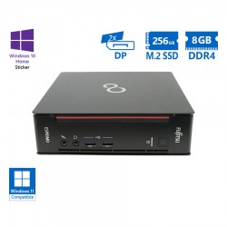 Fujitsu Esprimo Q558 USFF i5-8400/8GB DDR4/256GB M.2 SSD/No ODD/10H Grade A Refurbished PC