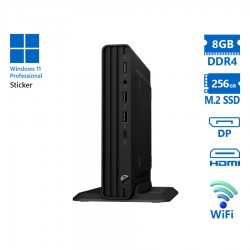 HP Pro Mini 260 G9 DM WiFi i3-1215U/8GB DDR4/256GB M.2 SSD/No ODD/11P Grade A Refurbished PC