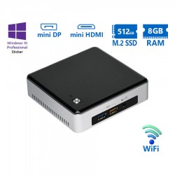 Intel NUC5i5RYK i5-5250U/8GB DDR3/512GB M.2 SSD/No ODD/10P Grade A Refurbished PC