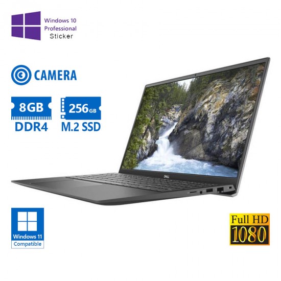 Dell (A-) Vostro 5502 i5-1135G7/15.6”FHD/8GB DDR4/256GB M.2 SSD/No ODD/Camera/10P Grade A- Refurbish