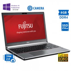 Fujitsu (A-) LifeBook E755 i5-7200U/15.6``FHD/8GB DDR4/256GB SSD/No ODD/Camera/10P  Grade A- Refurbi