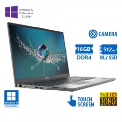 Fujitsu (A-) LifeBook U7511 i5-1135G7/15.6``FHD Touchscreen/16GB DDR4/512GB M.2 SSD/No ODD/Camera/10
