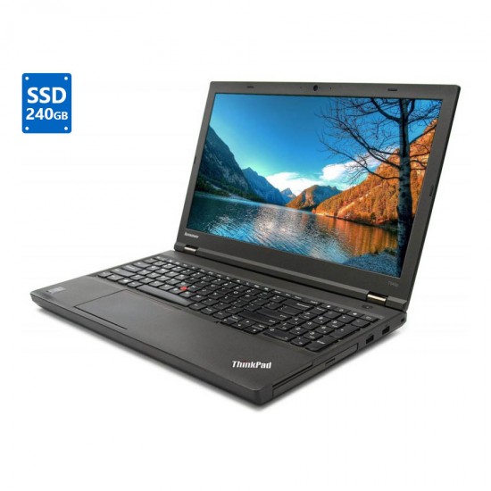 Lenovo ThinkPad T540P i5-4300M/15.6``/4GB DDR3/240GB SSD/No ODD/Grade A Refurbished Laptop