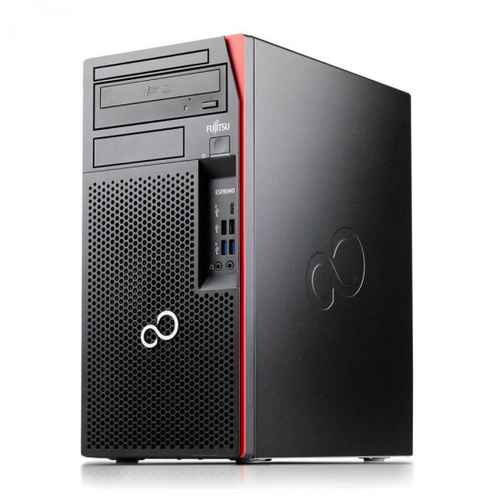 Fujitsu P958 Tower i7-8700/8GB DDR4/256GB M.2 SSD/DVD/10P Grade A+ Refurbished PC