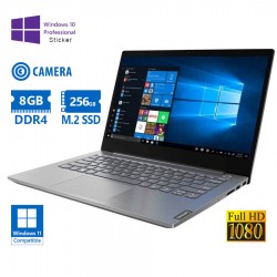 Lenovo (Β) ThinkBook 15-IIL i5-1035G1/15.6``FHD/8GB DDR4/256GB M.2 SSD/No ODD/Camera/10P Grade Β Ref
