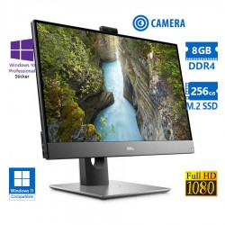 Dell (A-) OptiPlex 7480 AIO w/Monitor 24”FHD i5-10500/8GB DDR4/256GB M.2 SSD/No ODD/Webcam/10P Grade