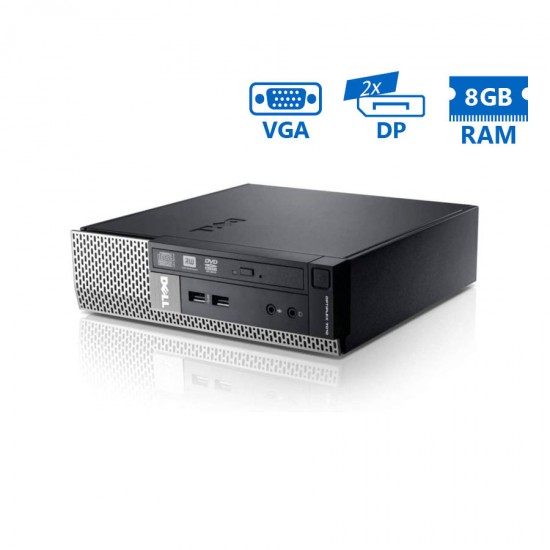 Dell 7010 USFF i3-3220/8GB DDR3/320GB/DVD/7P Grade A+ Refurbished PC