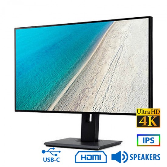 Used Monitor PE320QK IPS/Acer/32``Ultra HD 4K/3840x2160/Black/w/Speakers/DP & HDMI & USB Type-C & US