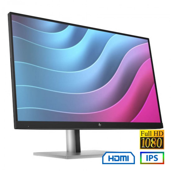 Used Monitor E24 G5 IPS LED/HP/24``FHD/1920x1080/Wide/Silver/Black/DP & HDMI & USB 3.0 HUB