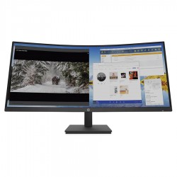 Used Monitor P34HC G4 Curved/HP/34``UW-QHD/3440x1440/Wide/Black/w/Speakers/DP & HDMI & USB Type-C &