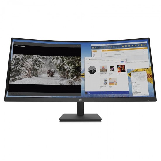 Used Monitor P34HC G4 Curved/HP/34``UW-QHD/3440x1440/Wide/Black/w/Speakers/DP & HDMI & USB Type-C &