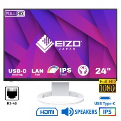 Used Monitor FlexScan EV2495 IPS LED/Eizo/24``FHD/1920x1200/Wide/White/w/Sreakers/D-SUB & DVI-D & DP