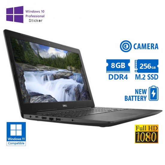 Dell Latitude 3590 i5-8250U/15.6``FHD/8GB DDR4/256GB M.2 SSD/No ODD/Camera/New Battery/10P Grade A R